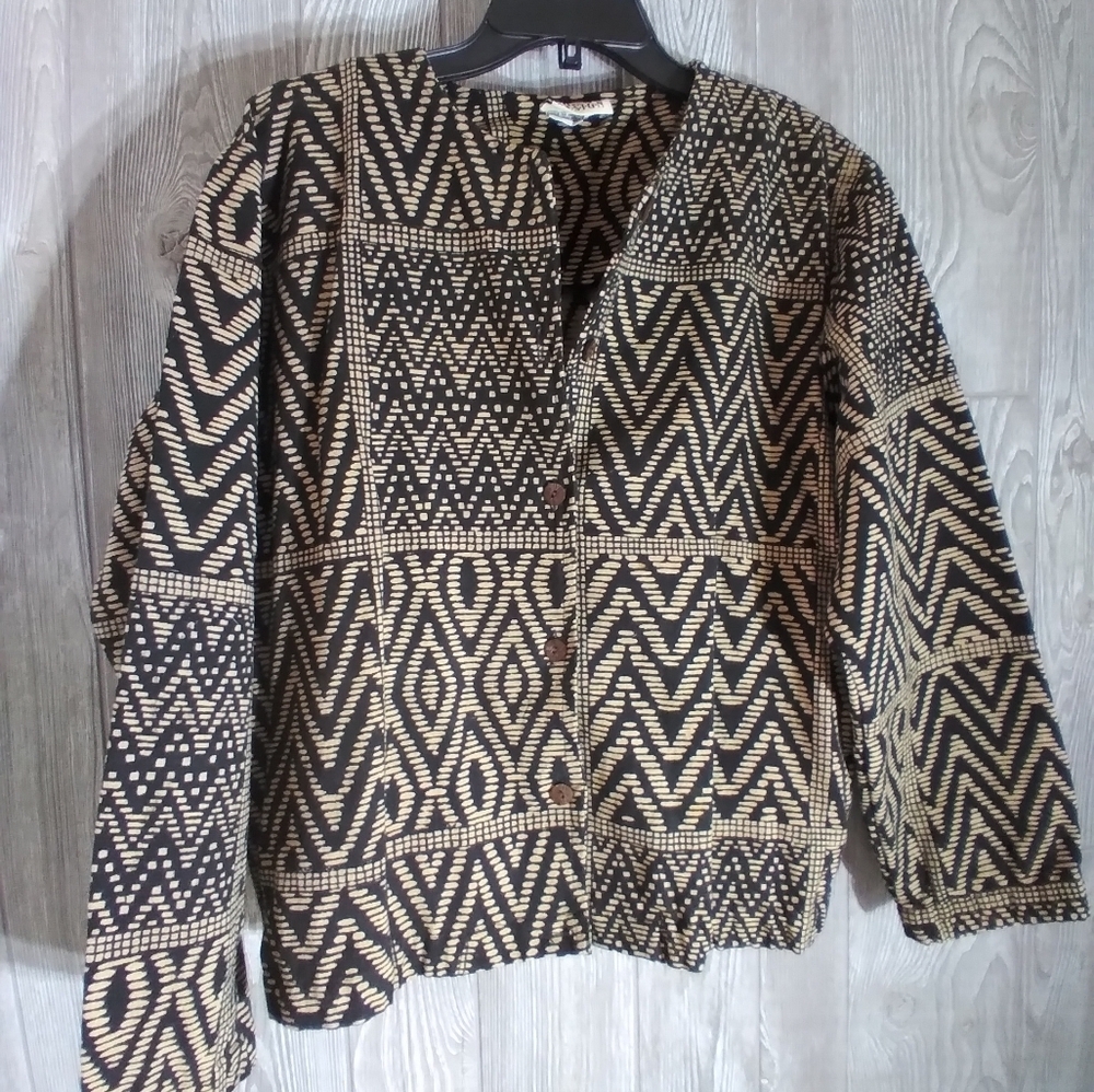 Chico's Design button down blazer jacket - Picture 5 of 10